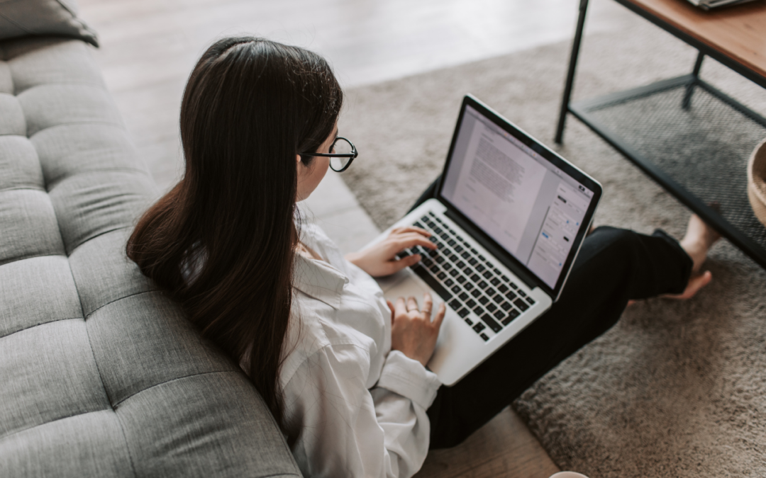 Woman Working Remotely